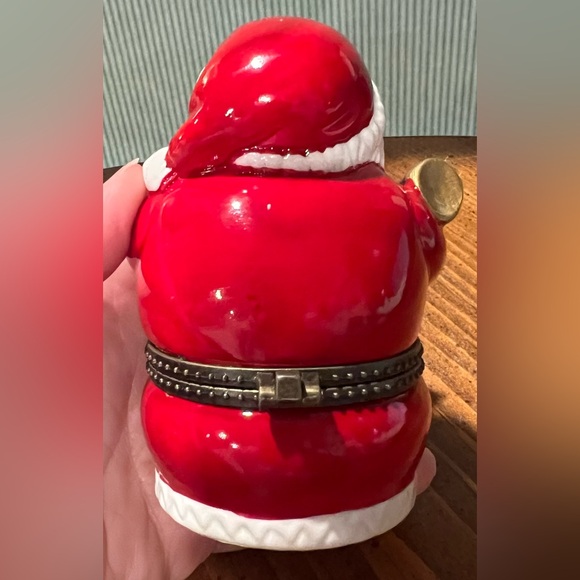 VTG  Mr. Christmas Porcelain Music Box Santa ClausWe Wish You A Merry Christmas - Picture 6 of 15